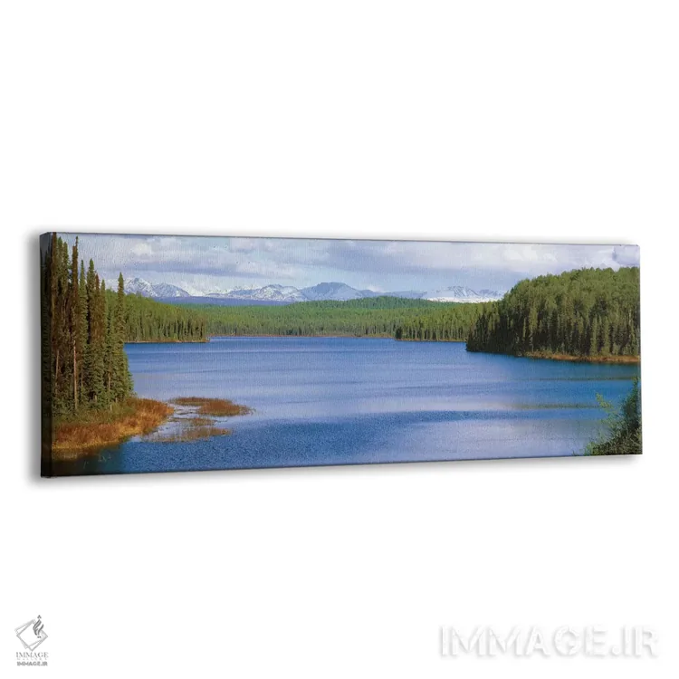 تابلو دکوراتیو "دریاچه تالکیتنا، شهرستان ماتانوسکا-سوسیتنا، آلاسکا، ای… اثر پانورامیک ایمجز - نمای پرسپکتیو محصول