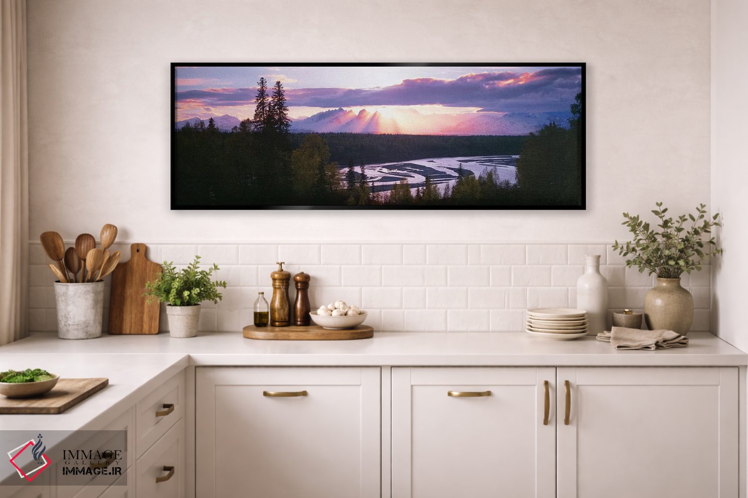 تابلو دکوراتیو Denali , Alaska Range, Denali National Park and Preserv… اثر پانورامیک ایمجز - D2B