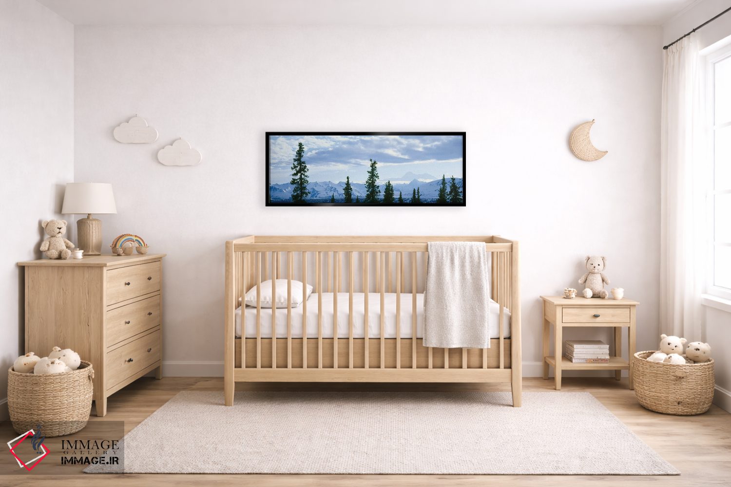 تابلو دکوراتیو Alaska Range, Denali National Park and Preserve, Alaska… اثر پانورامیک ایمجز - D5B