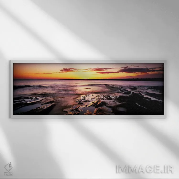 تابلو دکوراتیو "منظره آبی، پارک ایالتی مناطق وحشی کوه های خوک، شبه جزی… اثر پانورامیک ایمجز - نمای قابدار سفید