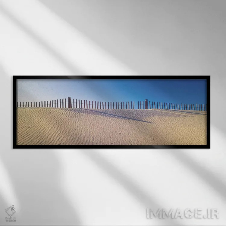تابلو دکوراتیو "حصار ساحلی، جزیره سانتا روزا، فلوریدا، ایالات متحده آم… اثر پانورامیک ایمجز - نمای قابدار مشکی