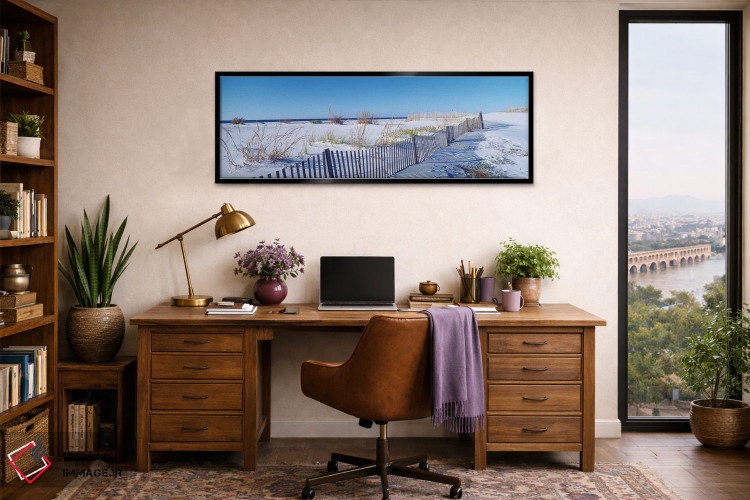 تابلو دکوراتیو "منظره ساحلی، جزیره سانتا روزا، فلوریدا، ایالات متحده آ… اثر پانورامیک ایمجز - D2B