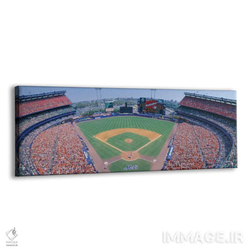 تابلو دکوراتیو "نمای هوایی اول، استادیوم شیا، فلشینگ، کوئینز، نیویورک… اثر پانورامیک ایمجز - نمای پرسپکتیو محصول