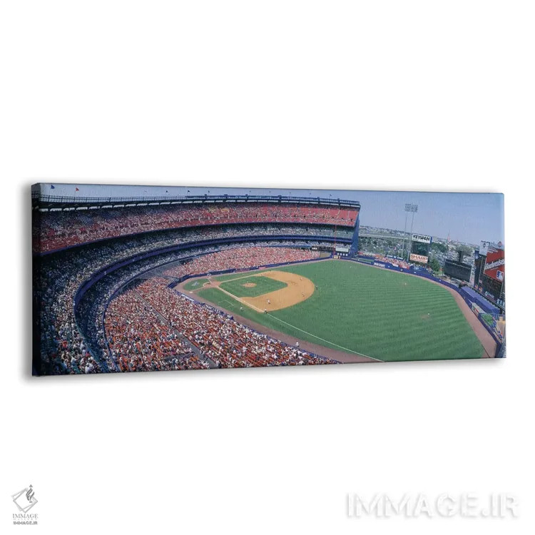تابلو دکوراتیو "نمای هوایی دوم، استادیوم شیا، فلشینگ، کوئینز، نیویورک… اثر پانورامیک ایمجز - نمای پرسپکتیو محصول