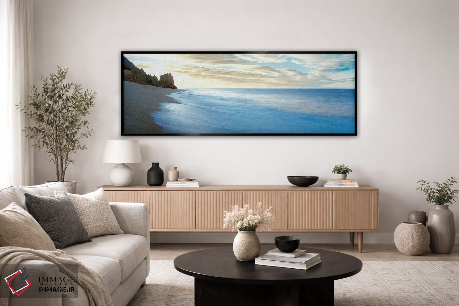 تابلو دکوراتیو "منظره دریا در غروب، کابو سن لوکاس، باخا کالیفرنیا سور… اثر پانورامیک ایمجز - D4B