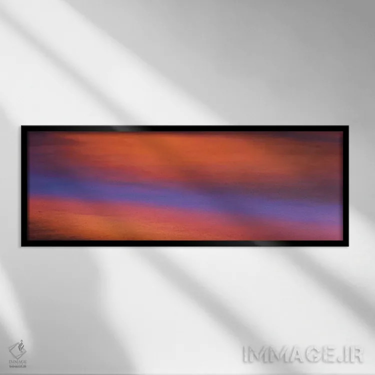 تابلو دکوراتیو "غروب اقیانوس، ساحل ویندنسیا، لا جولا، سن دیگو، کالیفرن… اثر پانورامیک ایمجز - نمای قابدار مشکی