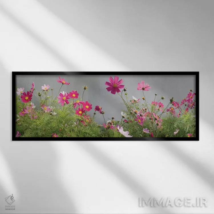 تابلو دکوراتیو "مزرعه ی کوزموس" اثر پانورامیک ایمجز - نمای قابدار مشکی