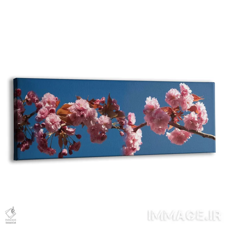 تابلو دکوراتیو "شاخه ای از شکوفه های گیلاس" اثر پانورامیک ایمجز - نمای پرسپکتیو محصول