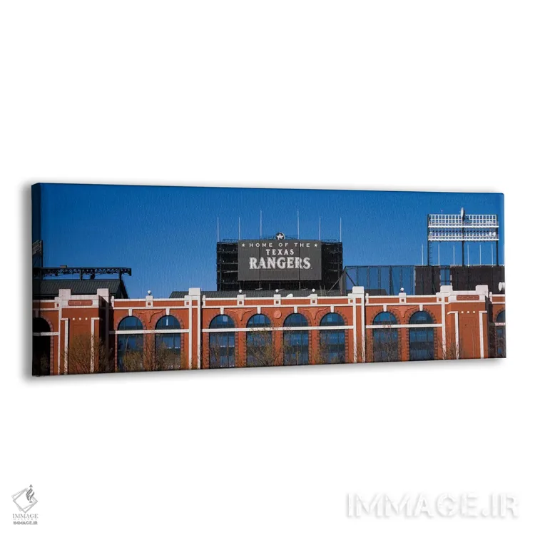 تابلو دکوراتیو "خانه تیم تگزاس رنجرز، استادیوم گلوب لایف پارک در آرلین… اثر پانورامیک ایمجز - نمای پرسپکتیو محصول