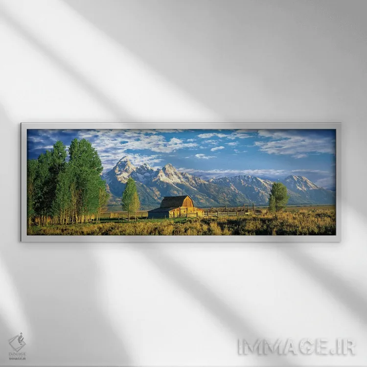 تابلو دکوراتیو انبار جان مولتون اول، منطقه تاریخی ردیف مورمون، پارک مل… اثر پانورامیک ایمجز - نمای قابدار سفید