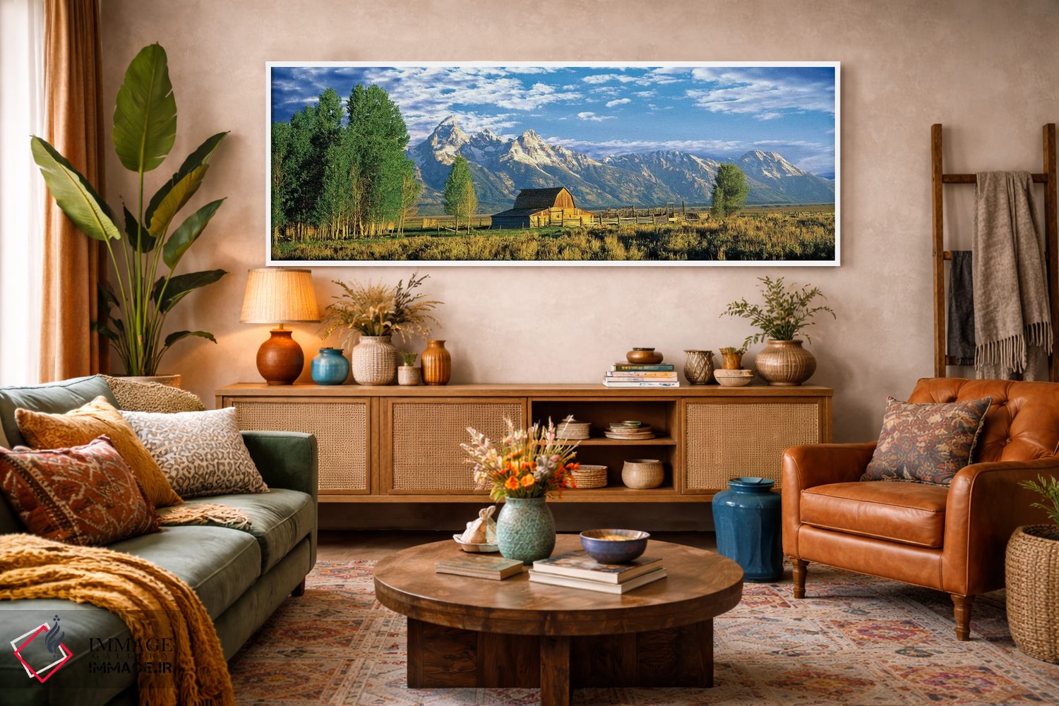 تابلو دکوراتیو انبار جان مولتون اول، منطقه تاریخی ردیف مورمون، پارک مل… اثر پانورامیک ایمجز - D1W