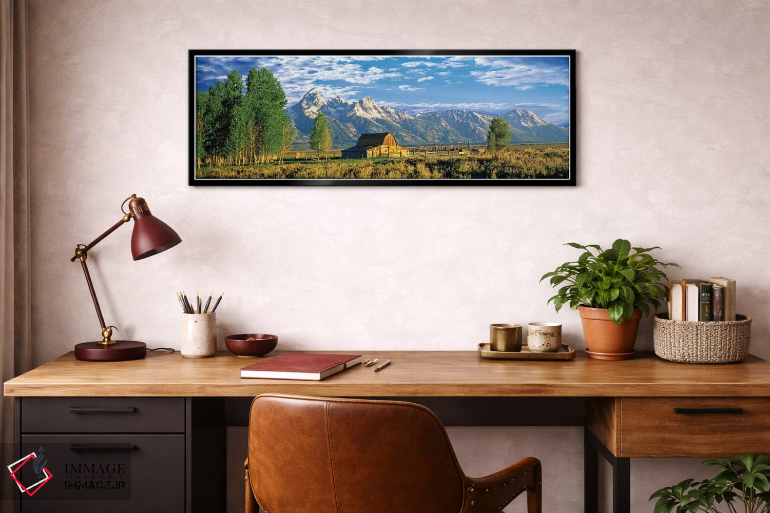 تابلو دکوراتیو انبار جان مولتون اول، منطقه تاریخی ردیف مورمون، پارک مل… اثر پانورامیک ایمجز - D4B