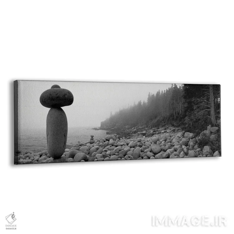 تابلو دکوراتیو Acadia National Park, Maine, USA ,توده سنگ روی ساحل سنگ… اثر پانورامیک ایمجز - نمای پرسپکتیو محصول