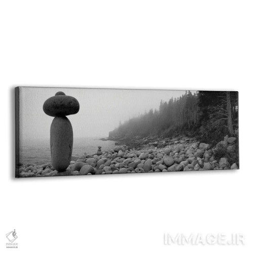 تابلو دکوراتیو Acadia National Park, Maine, USA ,توده سنگ روی ساحل سنگ… اثر پانورامیک ایمجز - نمای پرسپکتیو محصول
