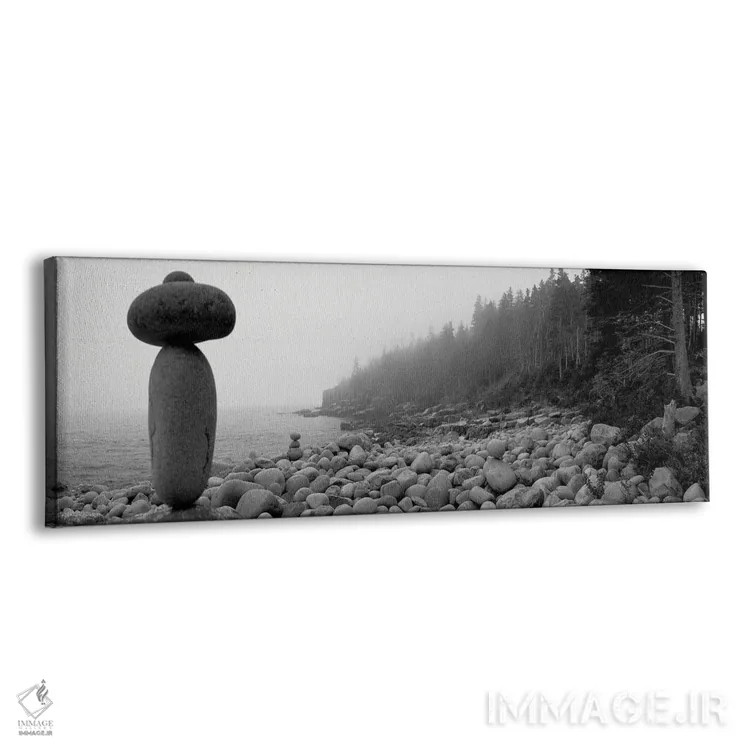 تابلو دکوراتیو Acadia National Park, Maine, USA ,توده سنگ روی ساحل سنگ… اثر پانورامیک ایمجز - نمای پرسپکتیو محصول