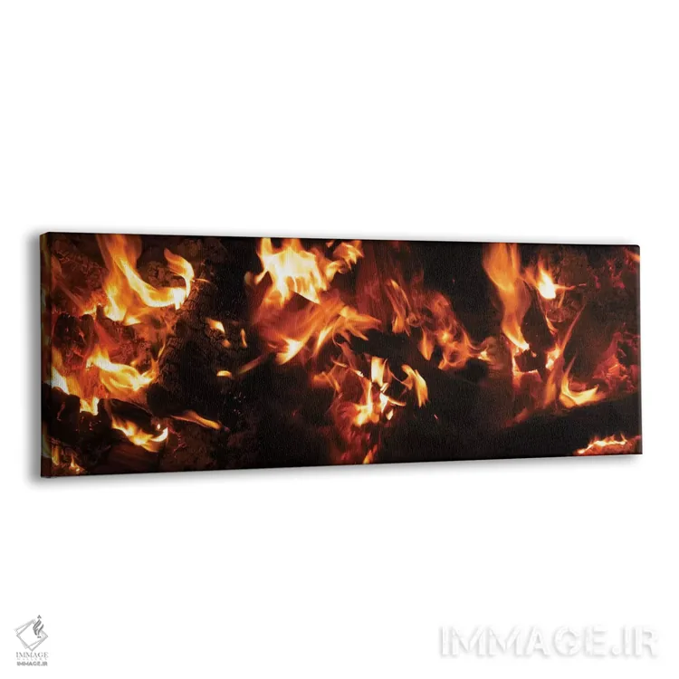 تابلو دکوراتیو "نمای نزدیک آتش بس در شب I" اثر پانورامیک ایمجز - نمای پرسپکتیو محصول