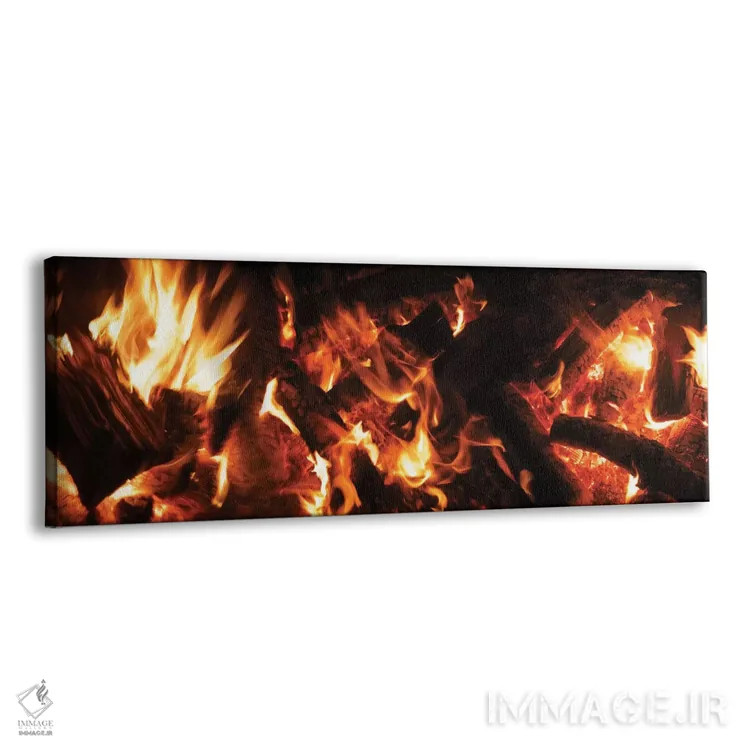 تابلو دکوراتیو "نمای نزدیک آتش بس در شب II" اثر پانورامیک ایمجز - نمای پرسپکتیو محصول