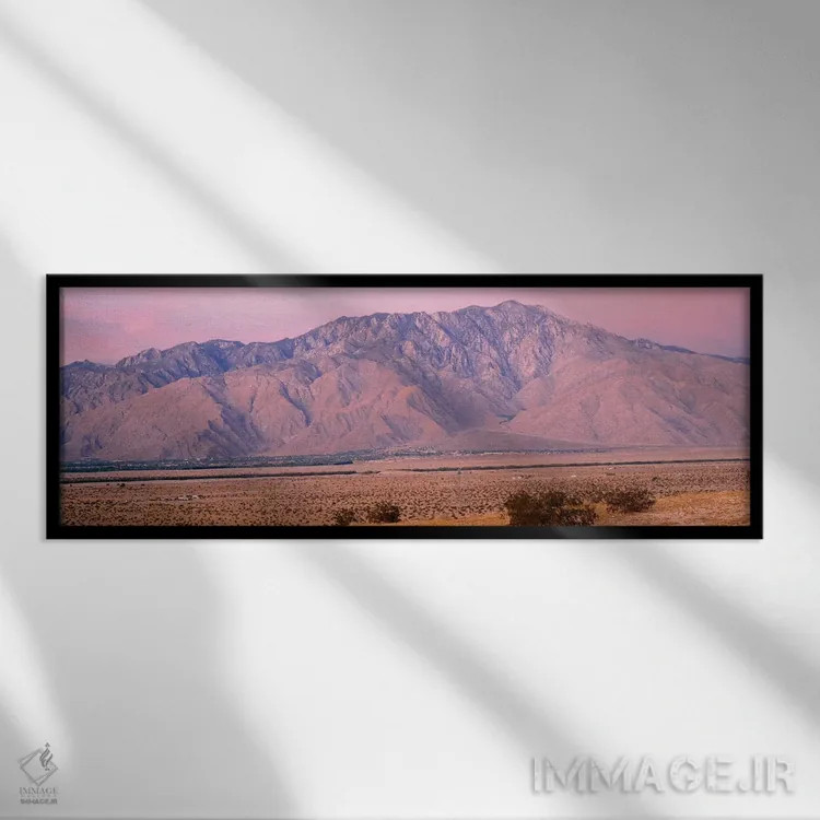 تابلو دکوراتیو ابرها بر فراز کوه ها، قله سن جاستینو، رشته کوه سن جاستی… اثر پانورامیک ایمجز - نمای قابدار مشکی