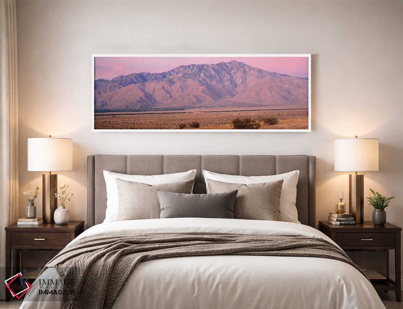 تابلو دکوراتیو ابرها بر فراز کوه ها، قله سن جاستینو، رشته کوه سن جاستی… اثر پانورامیک ایمجز - D3W