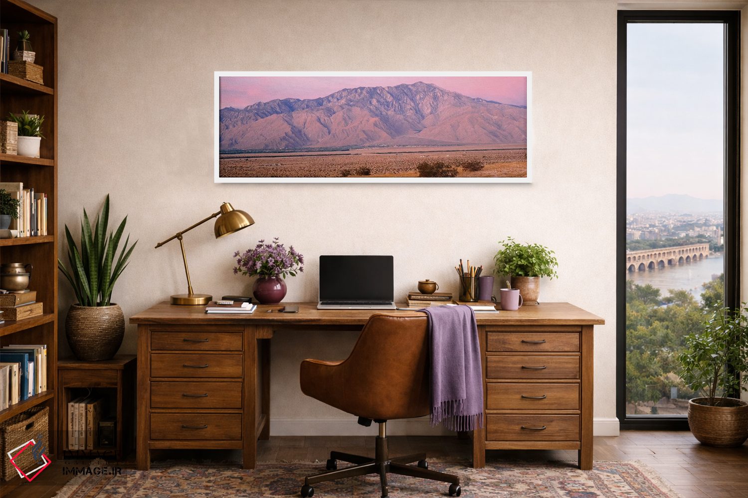 تابلو دکوراتیو ابرها بر فراز کوه ها، قله سن جاستینو، رشته کوه سن جاستی… اثر پانورامیک ایمجز - D1W