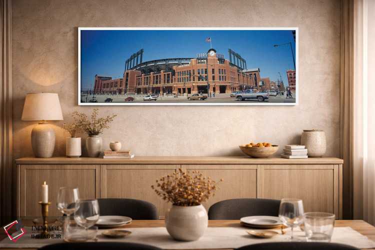 تابلو دکوراتیو استادیوم کورس فیلد، دنور، کلرادو، ایالات متحده، 1995 اثر پانورامیک ایمجز - D2W