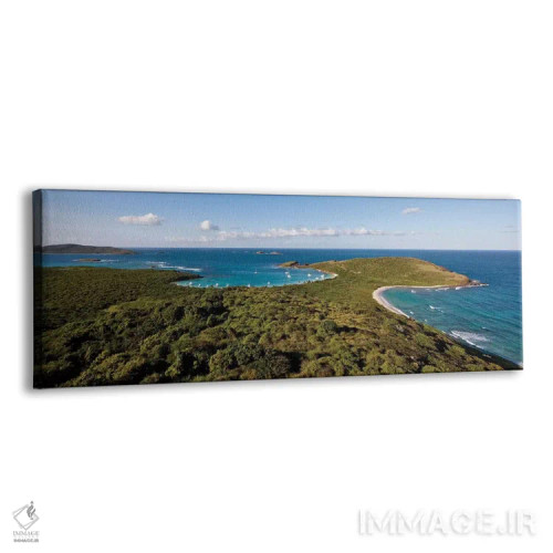 تابلو دکوراتیو نمای بلند از ساحل، جزیره کوله برا، پورتو ریکو I اثر پانورامیک ایمجز - نمای پرسپکتیو محصول