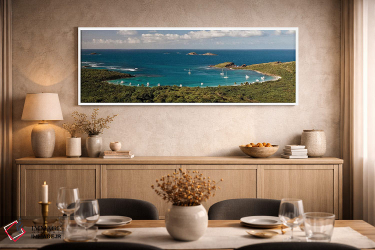 تابلو دکوراتیو نمای بلند از ساحل، جزیره کوله برا، پورتو ریکو II اثر پانورامیک ایمجز - D1W
