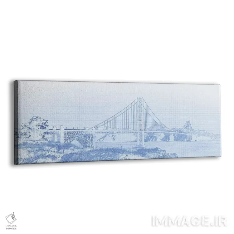 تابلو دکوراتیو پل دروازه طلایی، سانفرانسیسکو، شهرستان سانفرانسیسکو، کا… اثر پانورامیک ایمجز - نمای پرسپکتیو محصول