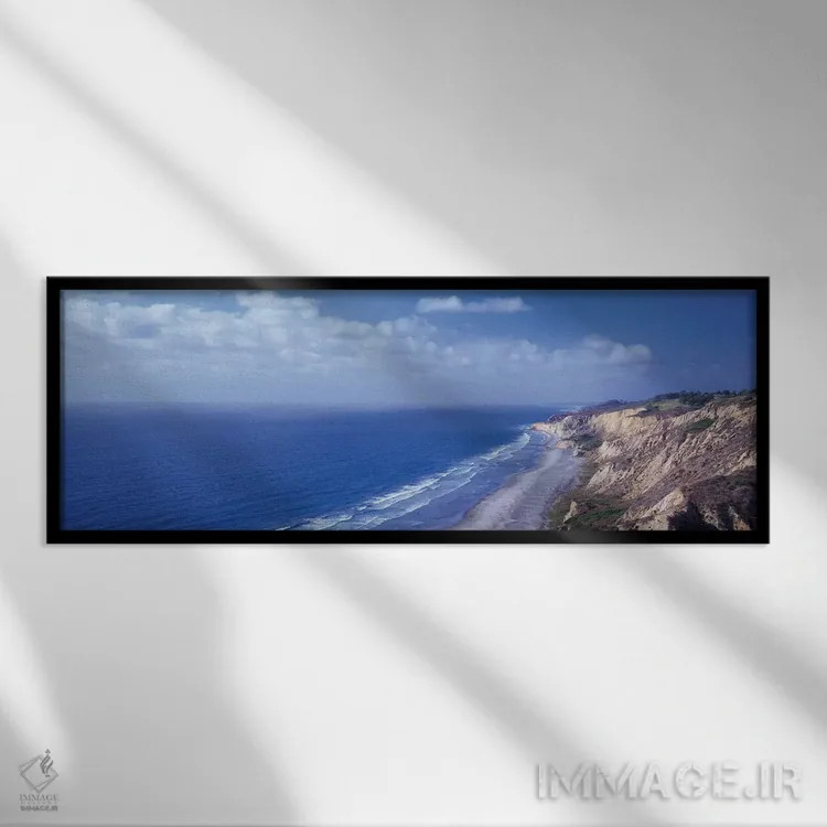 تابلو دکوراتیو Torrey Pines State Reserve, La Jolla, San Diego, Califo… اثر پانورامیک ایمجز - نمای قابدار مشکی