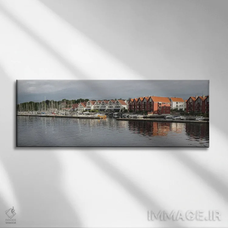تابلو دکوراتیو Grasholmen, Stavanger, Rogaland County, Norway" - "خانه… اثر پانورامیک ایمجز - نمای روبهرو روی دیوار
