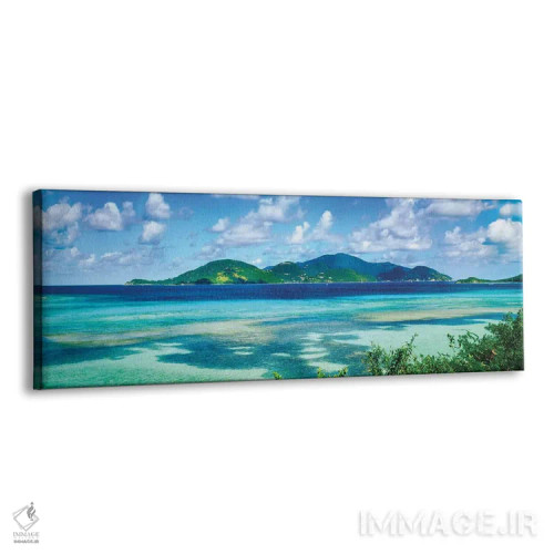 تابلو دکوراتیو Leinster Bay, U.S. Virgin Islands" - "جزایر در دریا، خل… اثر پانورامیک ایمجز - نمای پرسپکتیو محصول