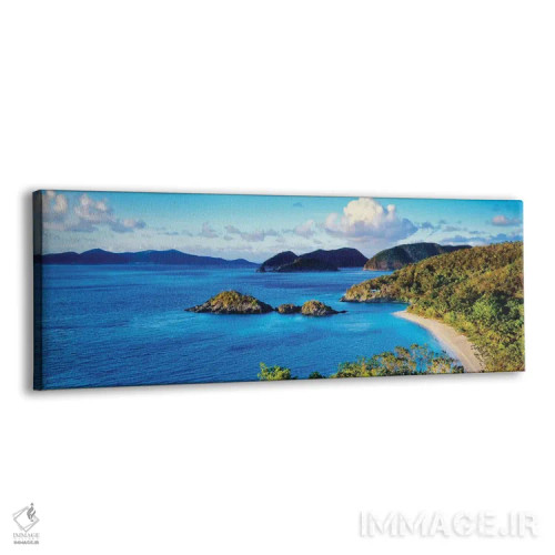 تابلو دکوراتیو Trunk Bay, Saint John, U.S. Virgin Islands" - "جزایر در… اثر پانورامیک ایمجز - نمای پرسپکتیو محصول