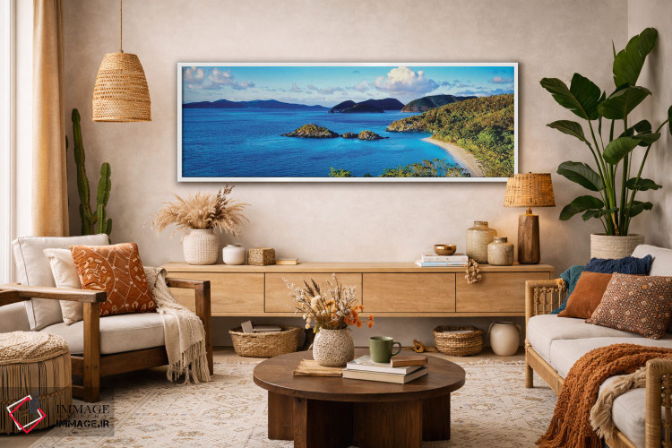 تابلو دکوراتیو Trunk Bay, Saint John, U.S. Virgin Islands" - "جزایر در… اثر پانورامیک ایمجز - D1W