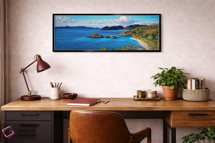 تابلو دکوراتیو Trunk Bay, Saint John, U.S. Virgin Islands" - "جزایر در… اثر پانورامیک ایمجز - D3B