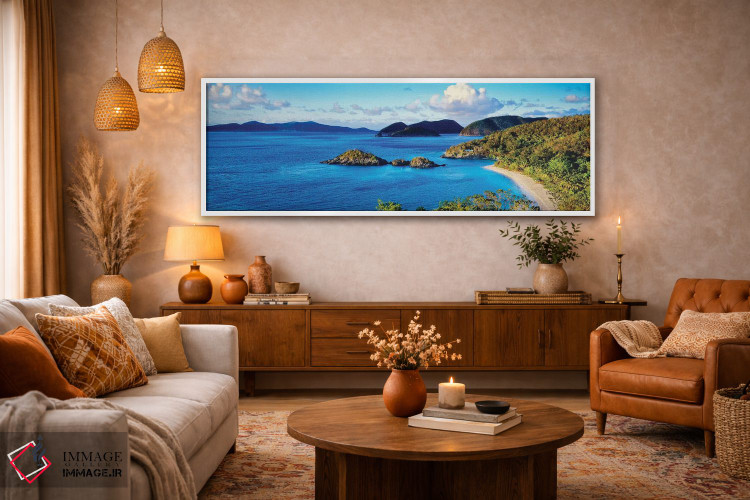 تابلو دکوراتیو Trunk Bay, Saint John, U.S. Virgin Islands" - "جزایر در… اثر پانورامیک ایمجز - D4W
