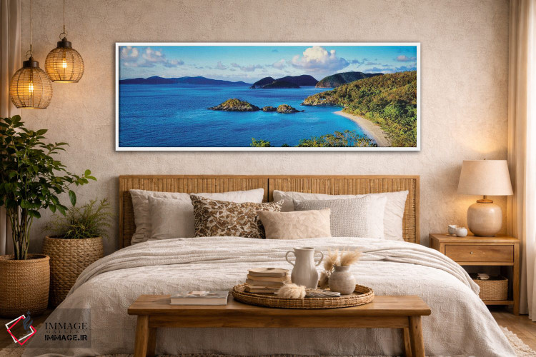 تابلو دکوراتیو Trunk Bay, Saint John, U.S. Virgin Islands" - "جزایر در… اثر پانورامیک ایمجز - D5W