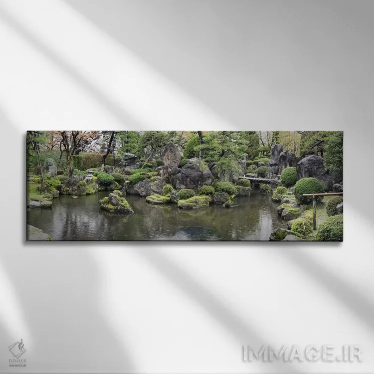 تابلو دکوراتیو Hirosaki, Aomori Prefecture, Japan" - "ماهی کوی در حوضچ… اثر پانورامیک ایمجز - نمای روبهرو روی دیوار