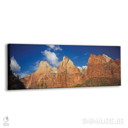 تابلو دکوراتیو Zion National Park, Utah, USA" - "نمای زاویه پایین از ک… اثر پانورامیک ایمجز - نمای پرسپکتیو محصول