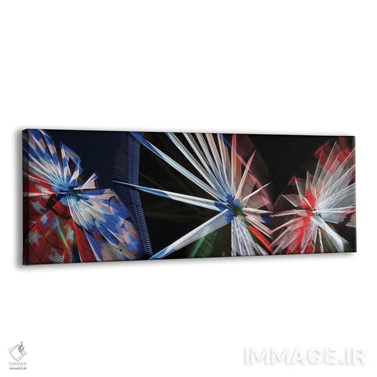 تابلو دکوراتیو نما از زاویه پایین از چرخ ها اثر پانورامیک ایمجز - نمای پرسپکتیو محصول