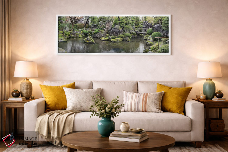 تابلو دکوراتیو Hirosaki, Aomori Prefecture, Japan" - "ماهی کوی در حوضچ… اثر پانورامیک ایمجز - D2W