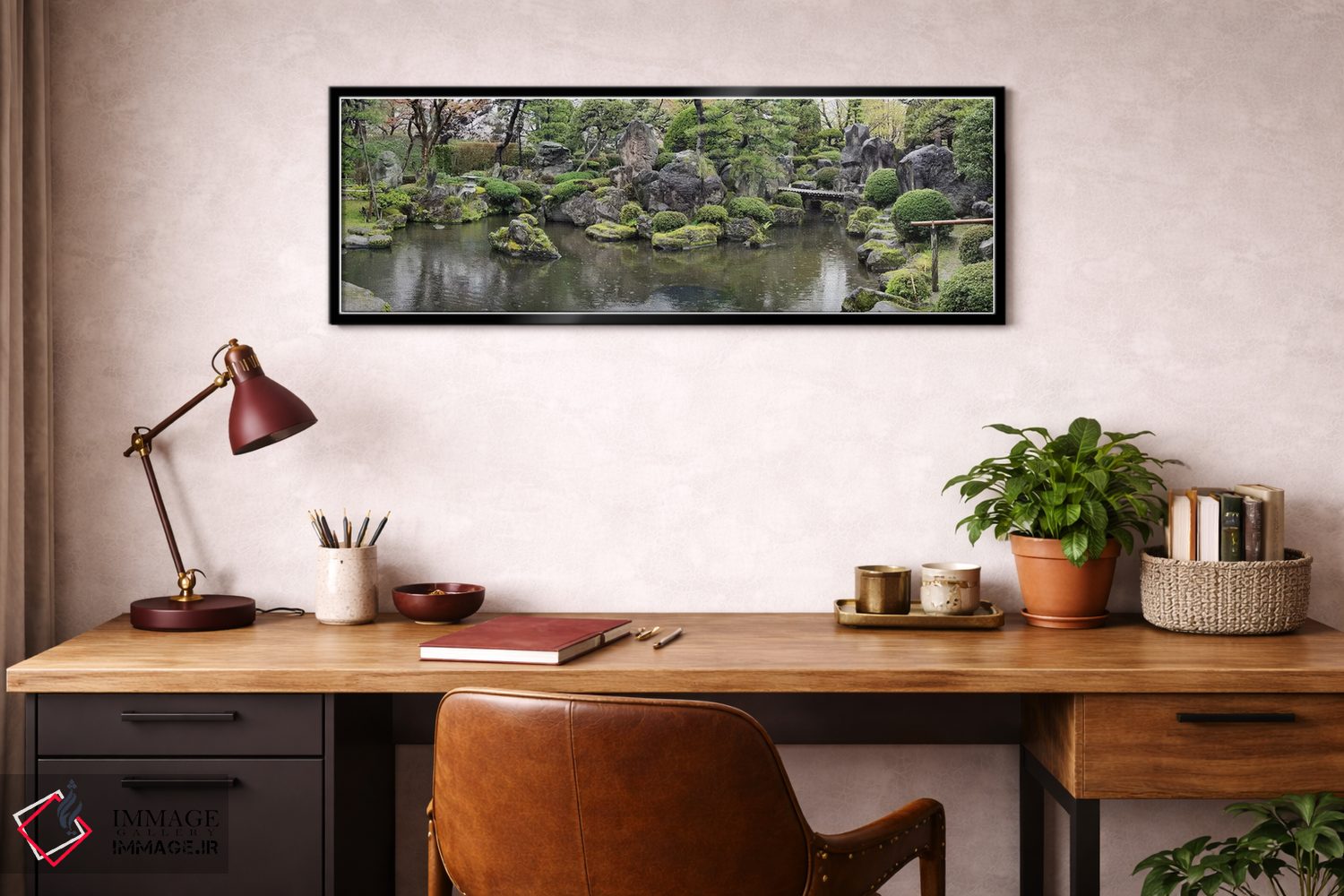 تابلو دکوراتیو Hirosaki, Aomori Prefecture, Japan" - "ماهی کوی در حوضچ… اثر پانورامیک ایمجز - D3B