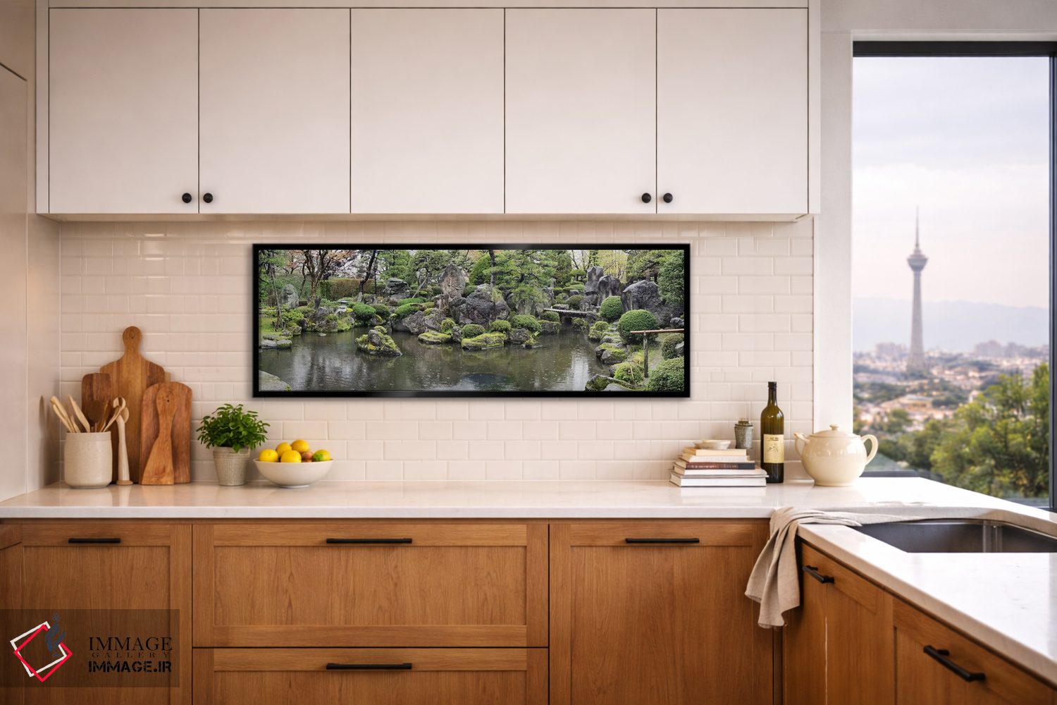 تابلو دکوراتیو Hirosaki, Aomori Prefecture, Japan" - "ماهی کوی در حوضچ… اثر پانورامیک ایمجز - D5B