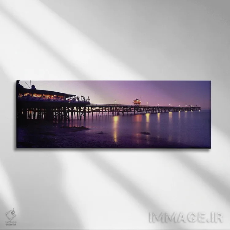 تابلو دکوراتیو San Clemente Pier, San Clemente, Orange County, Califor… اثر پانورامیک ایمجز - نمای روبهرو روی دیوار