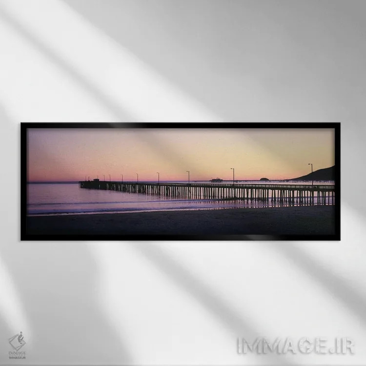 تابلو دکوراتیو Avila Beach Pier, San Luis Obispo County, California, U… اثر پانورامیک ایمجز - نمای قابدار مشکی