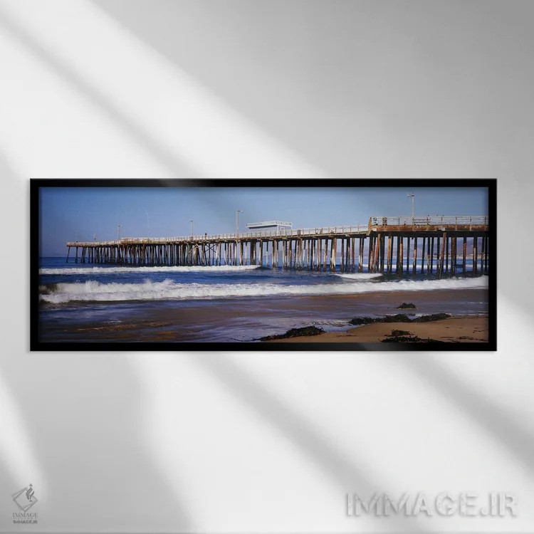تابلو دکوراتیو Pismo Beach, San Luis Obispo County, California, USA"… اثر پانورامیک ایمجز - نمای قابدار مشکی