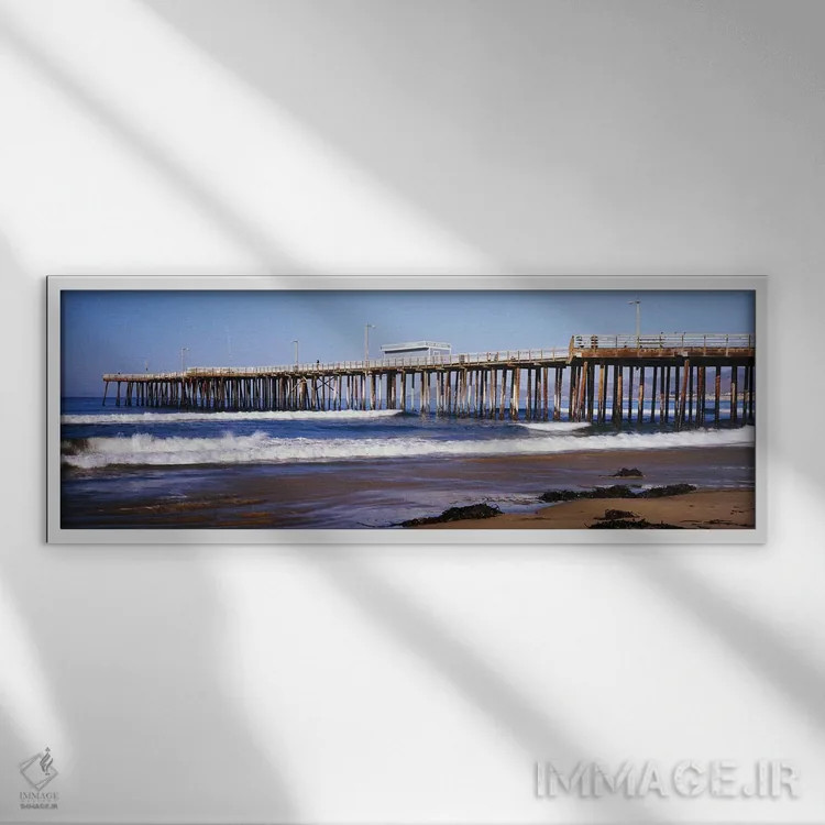 تابلو دکوراتیو Pismo Beach, San Luis Obispo County, California, USA"… اثر پانورامیک ایمجز - نمای قابدار سفید