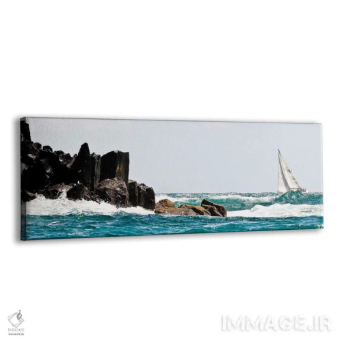 تابلو دکوراتیو "قایق بادبانی در حال رقابت در جشنواره بادبانی گرنادا، گ… اثر پانورامیک ایمجز - نمای پرسپکتیو محصول