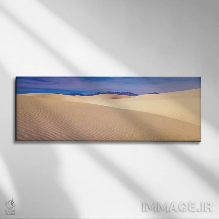 تابلو دکوراتیو "تپه های شنی در یک بیابان، تپه های شنی یوریکا، پارک ملی… اثر پانورامیک ایمجز - نمای روبهرو روی دیوار