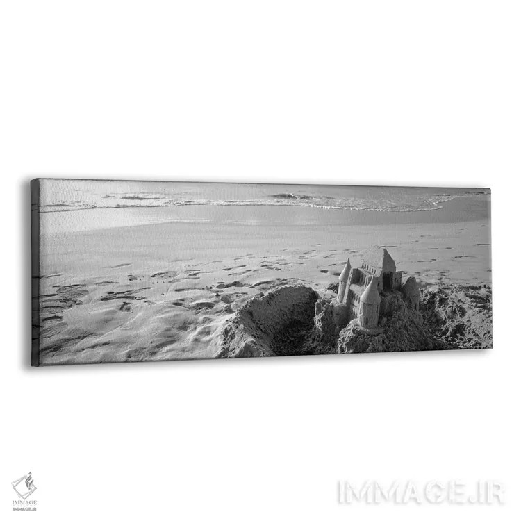 تابلو دکوراتیو "قلعه شنی در ساحل هاپونا، جزیره بزرگ، هاوایی، ایالات مت… اثر پانورامیک ایمجز - نمای پرسپکتیو محصول
