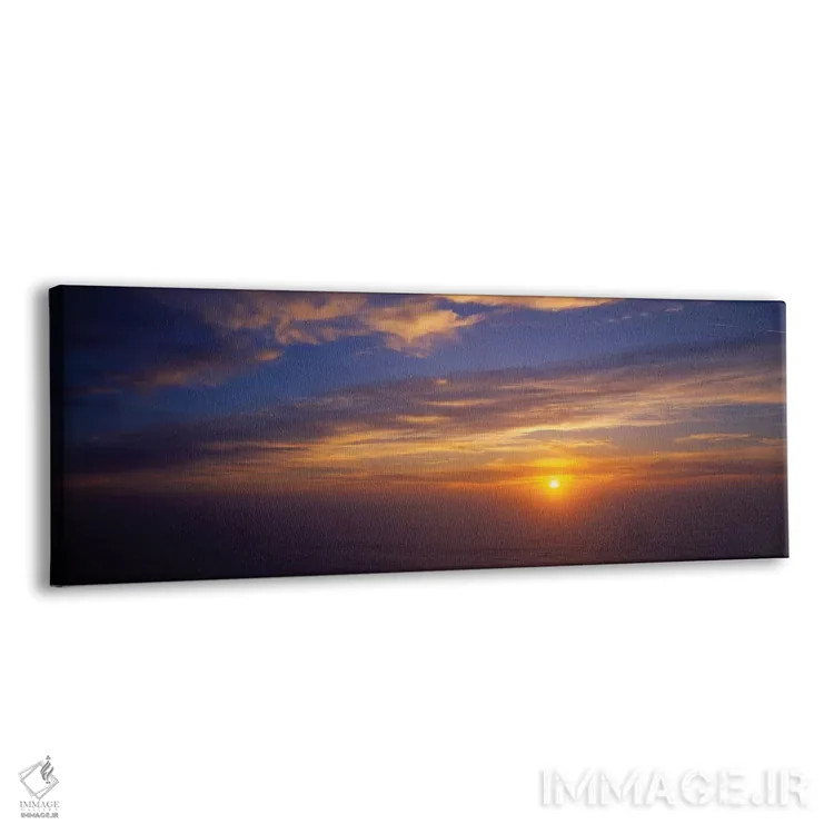 تابلو دکوراتیو "منظره زیبای اقیانوس آرام در هنگام غروب، کاوایی، هاوایی… اثر پانورامیک ایمجز - نمای پرسپکتیو محصول